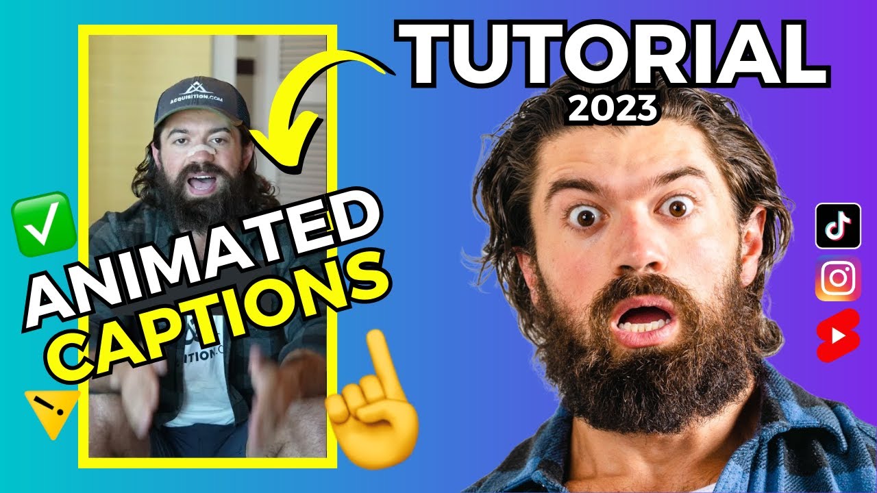 HOOK Your Viewers With ANIMATED CAPTIONS in 2023 