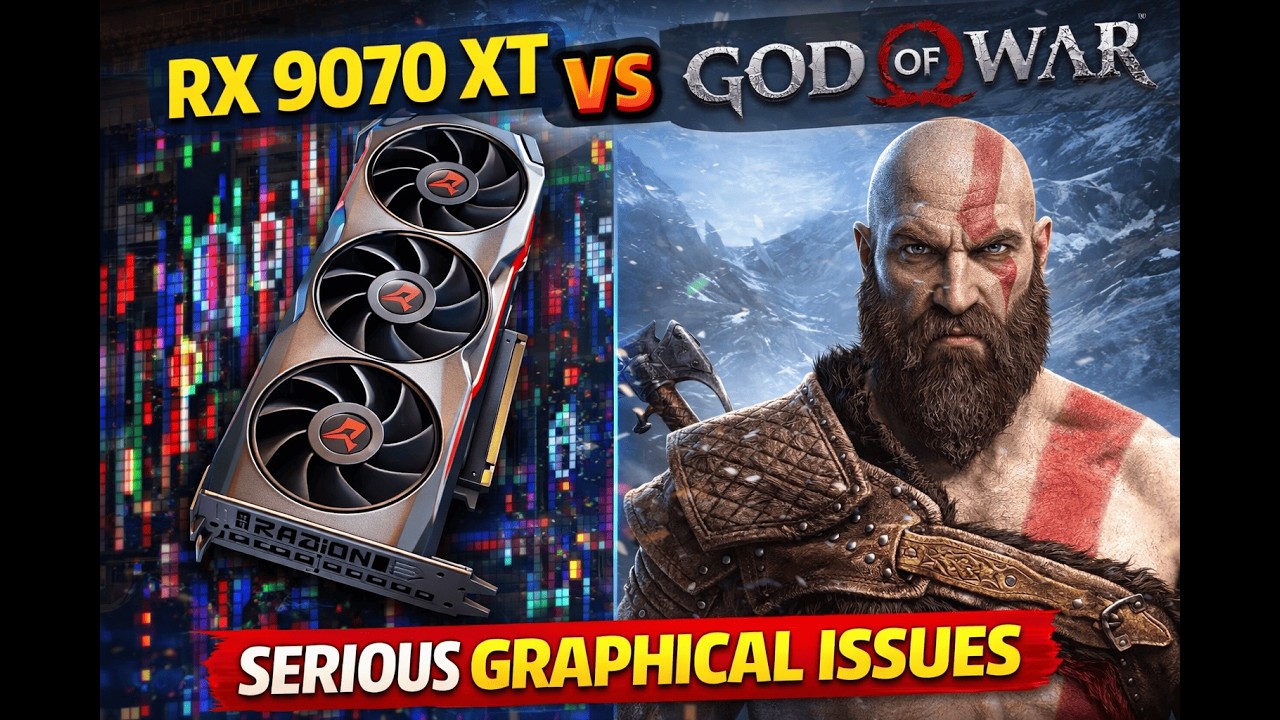 RX 9070 XT vs God of War – Serious Graphical Issues