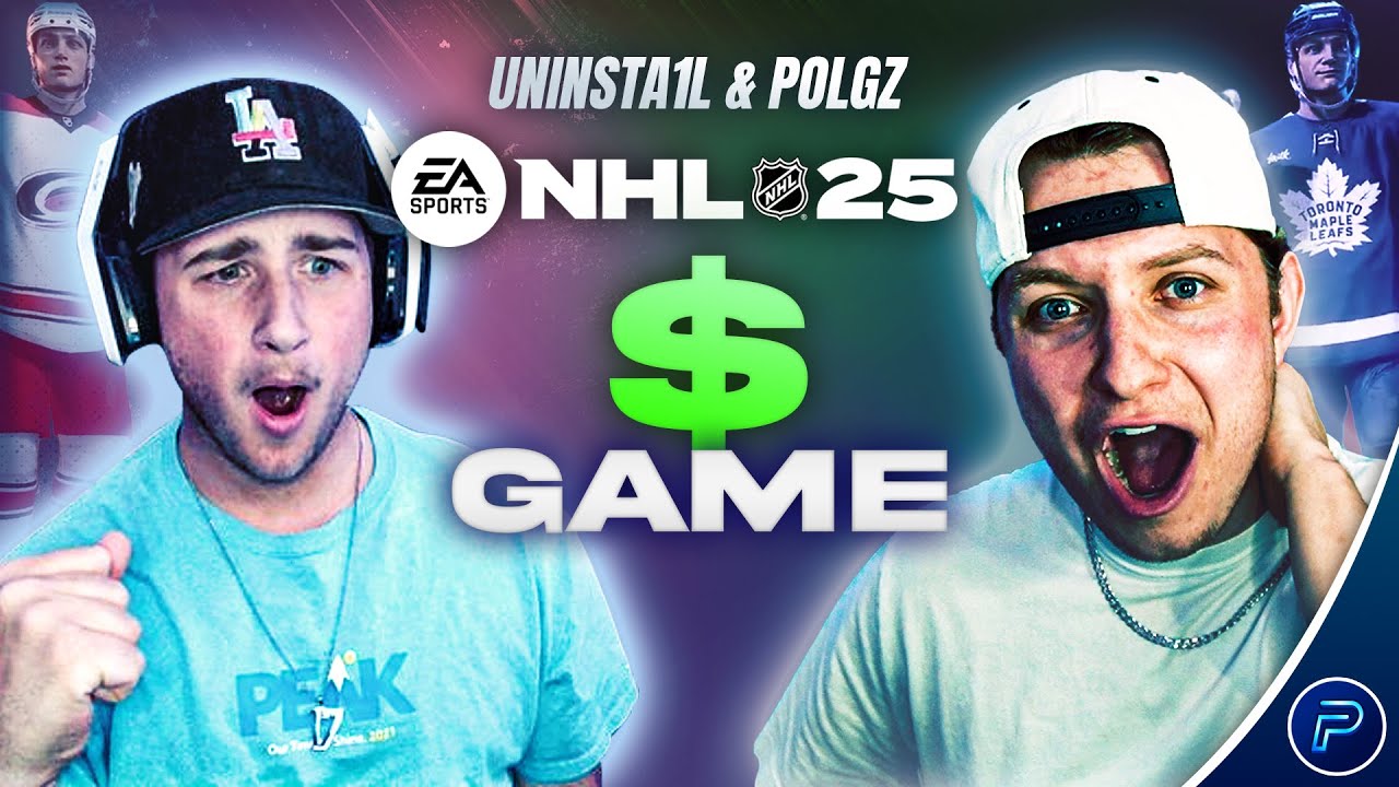 Ставка на деньги против @uninsta1l в NHL 25 *Безумная серия*
