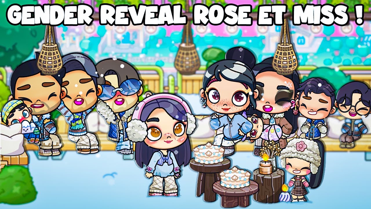 GENDER REVEAL DE MISS ET ROSE ENSEMBLE DANS AVATAR WORLD ! MISS QUEEN 👑