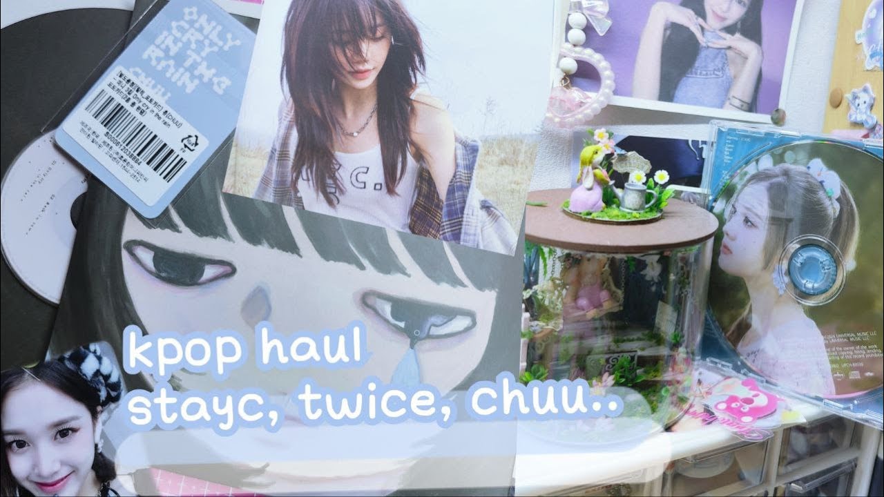 ☆2ч kpop haul ୨ распаковка chuu
