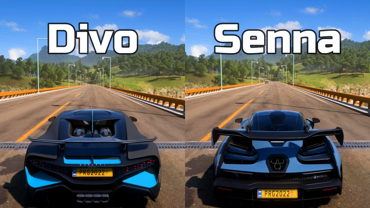 Forza Horizon 5: Bugatti Divo vs McLaren Senna - Drag Race