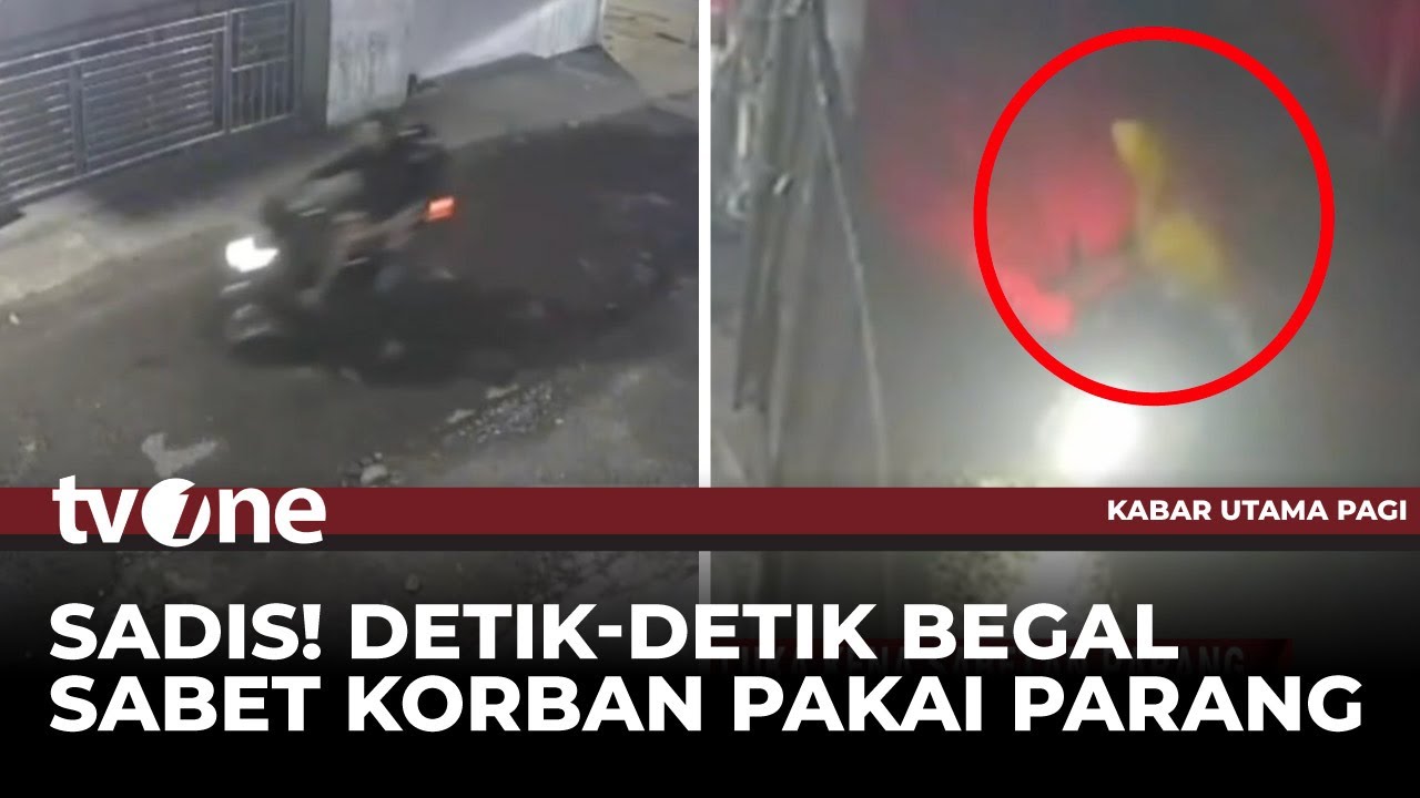 Pemotor Jadi Korban Begal di Medan, Dibuntuti Saat Memasuki Gang | Kabar Utama Pagi tvOne
