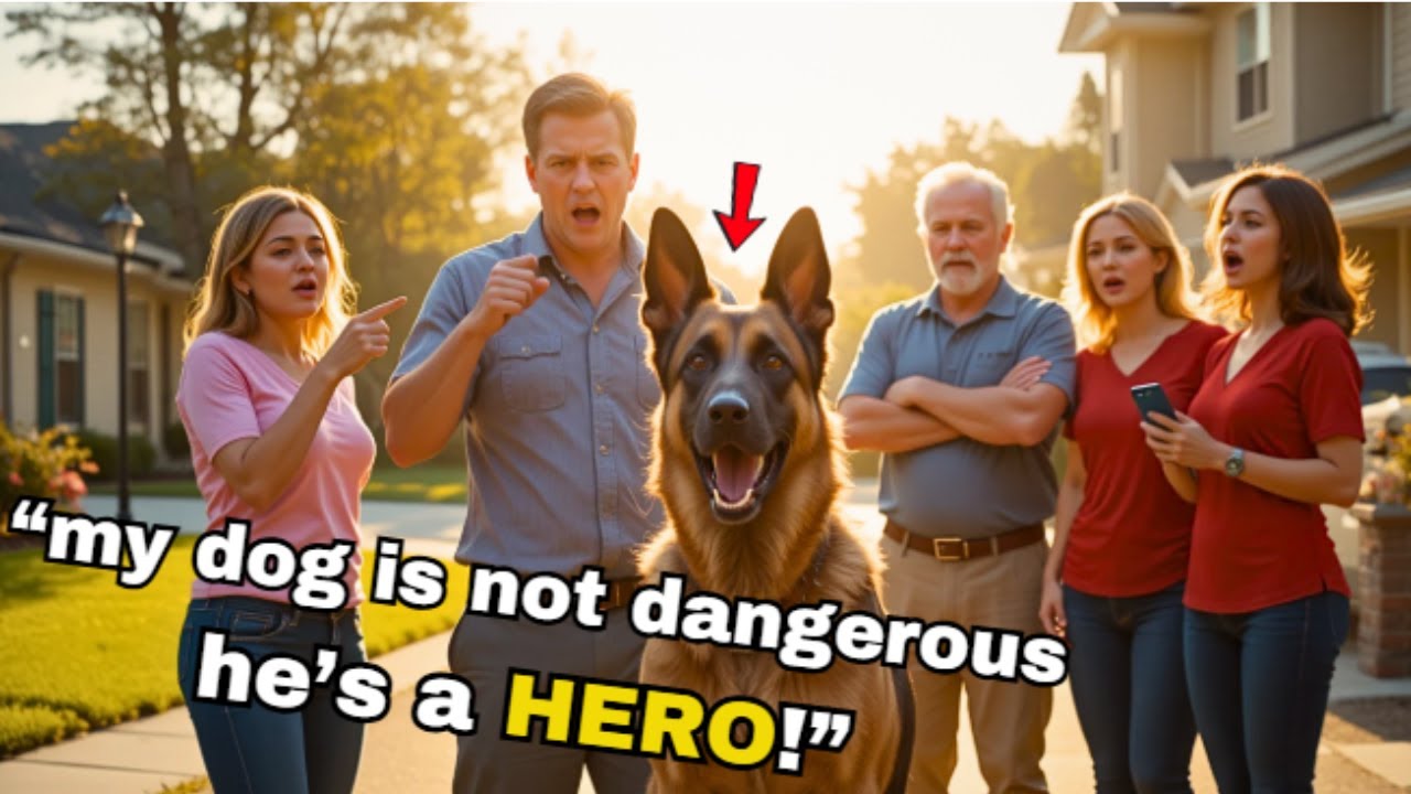 HOA Said My Dog Was Dangerous… But He’s a Real-Life Hero K9! #HOAStories #HOARevenge #TrueStory