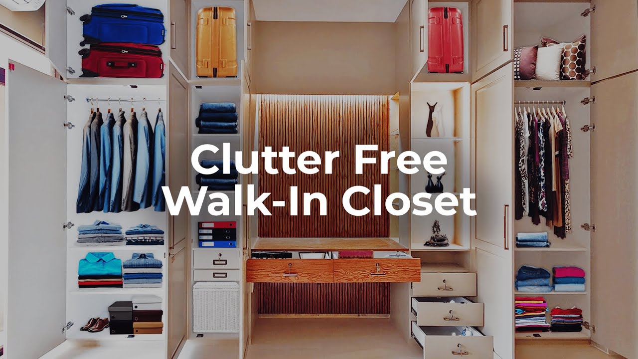 Clutter Free Walk-in Closet