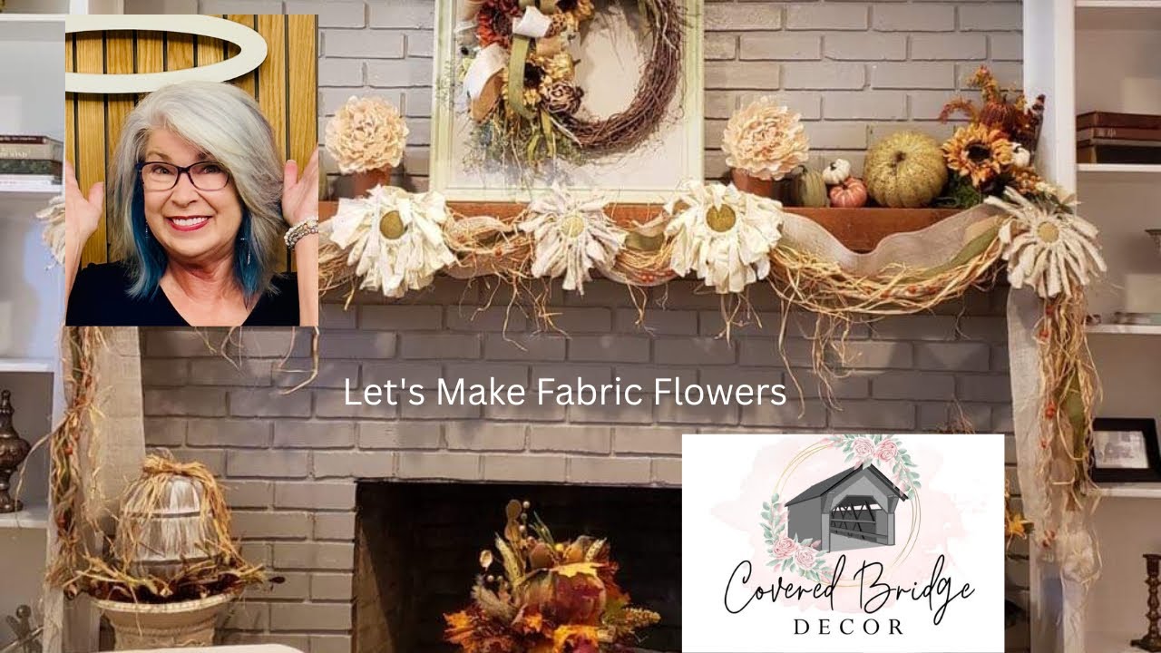 No Sew Fabric Flowers 