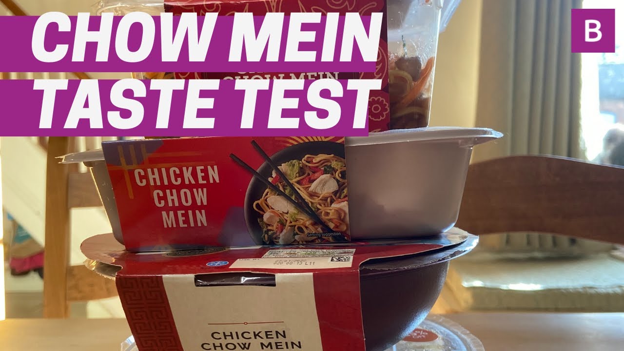 I tried Chicken Chow Mein from supermarkets-one tasted like cardboard