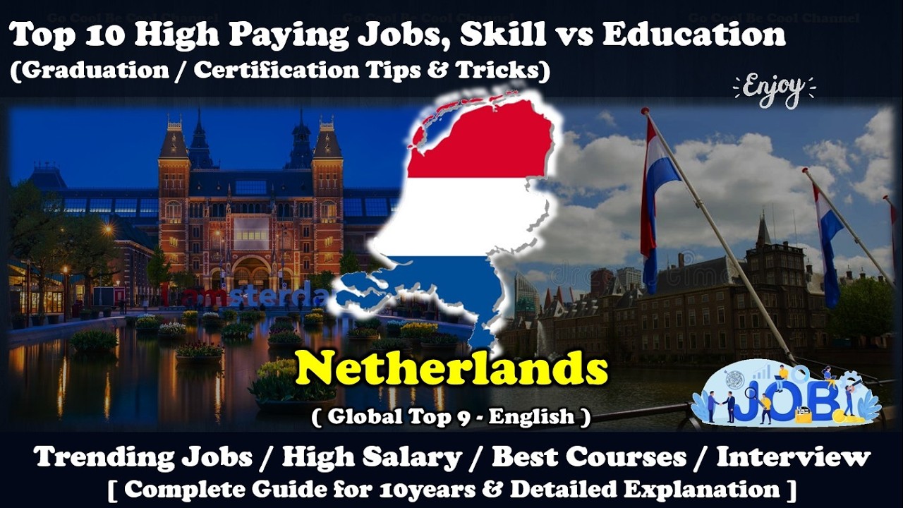 Netherlands - Top 10 High Paid Jobs 2030 ~ 2040, Skill, Graduation & Certification Course (Top 9)