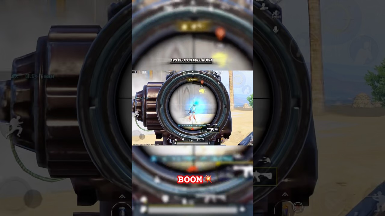 1V3 CLUTCH FULL RUSH 👻💥#bgmi #pubgmobile #pubg #STARislive
