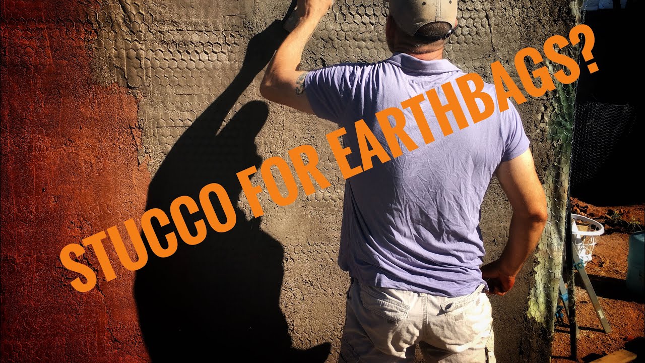 How to build with Earthbags - stucco