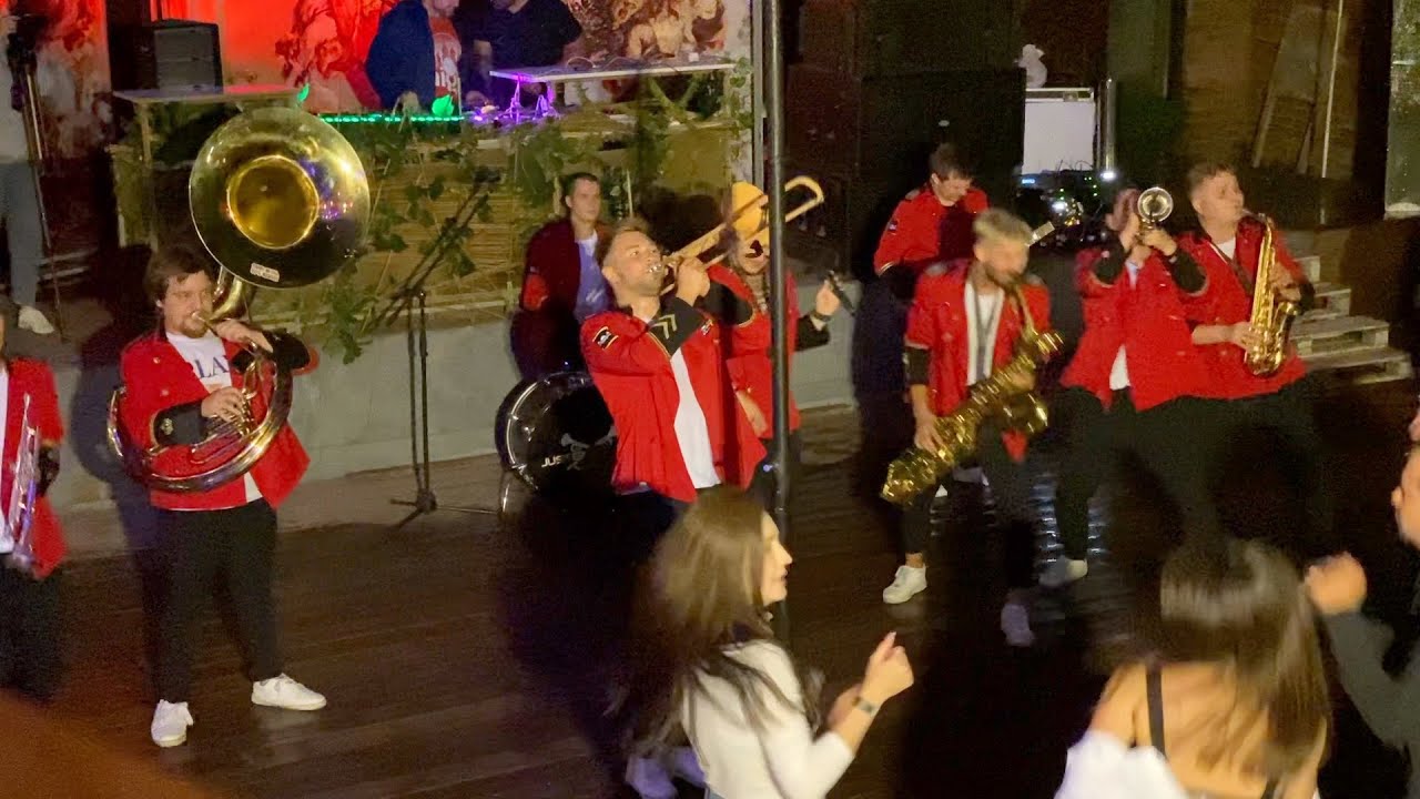 Видели ночь + Хали-Гали - Just Brass band live cover | Moments&Places