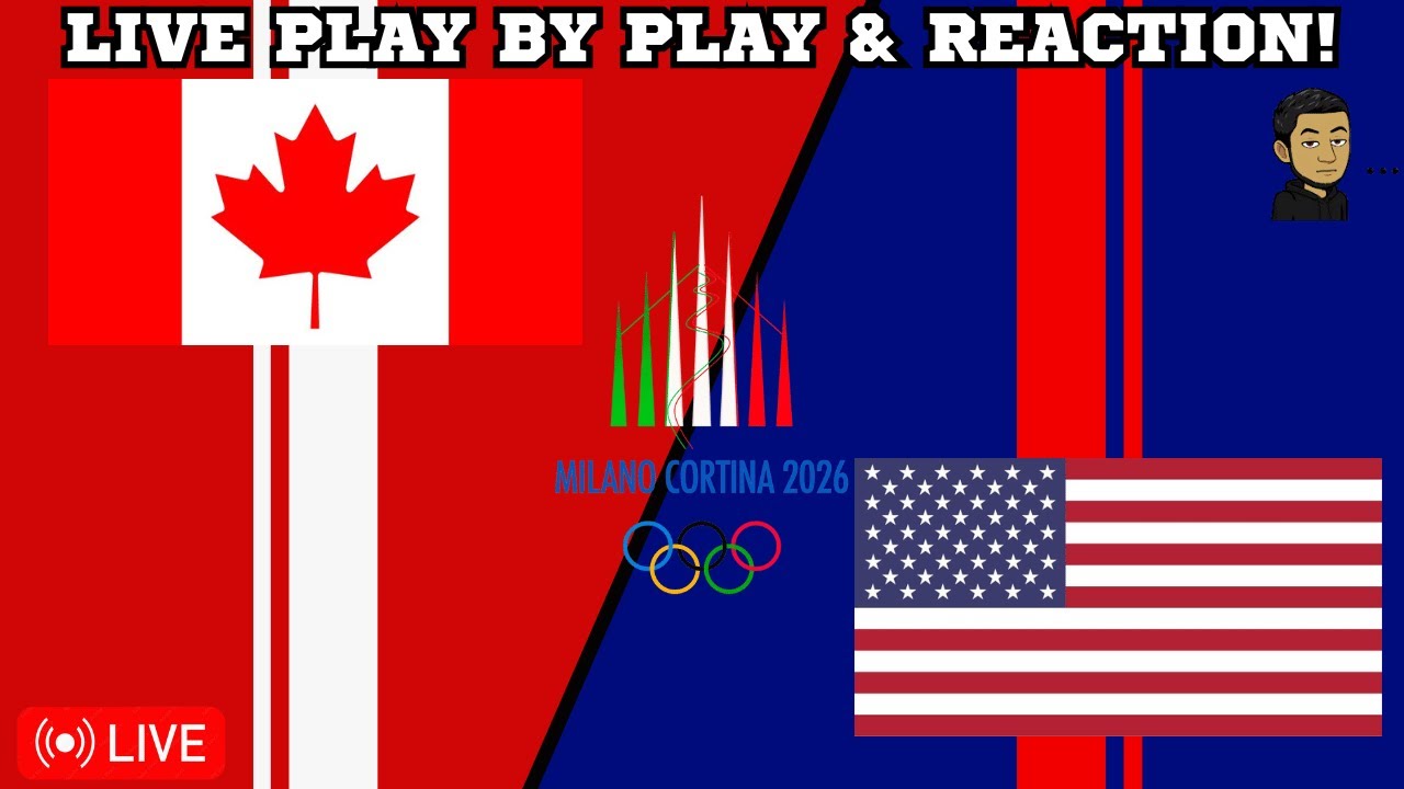 Canada vs USA | 2026 Winter Olympics | Womens Hockey Live Play By Play & Reaction (2/10/2026)