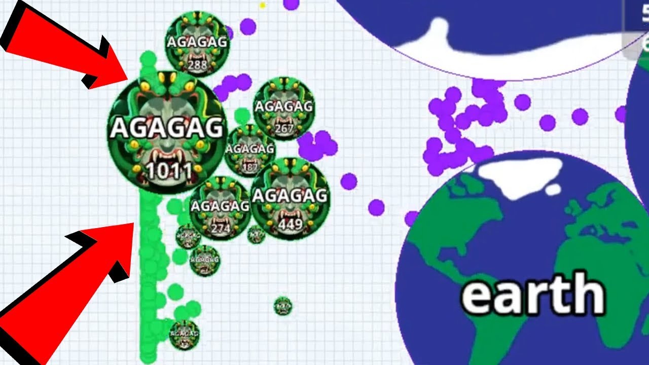 Agar.io Best AG Clan Take Over Pro Dominating Agar.io Mobile Gameplay