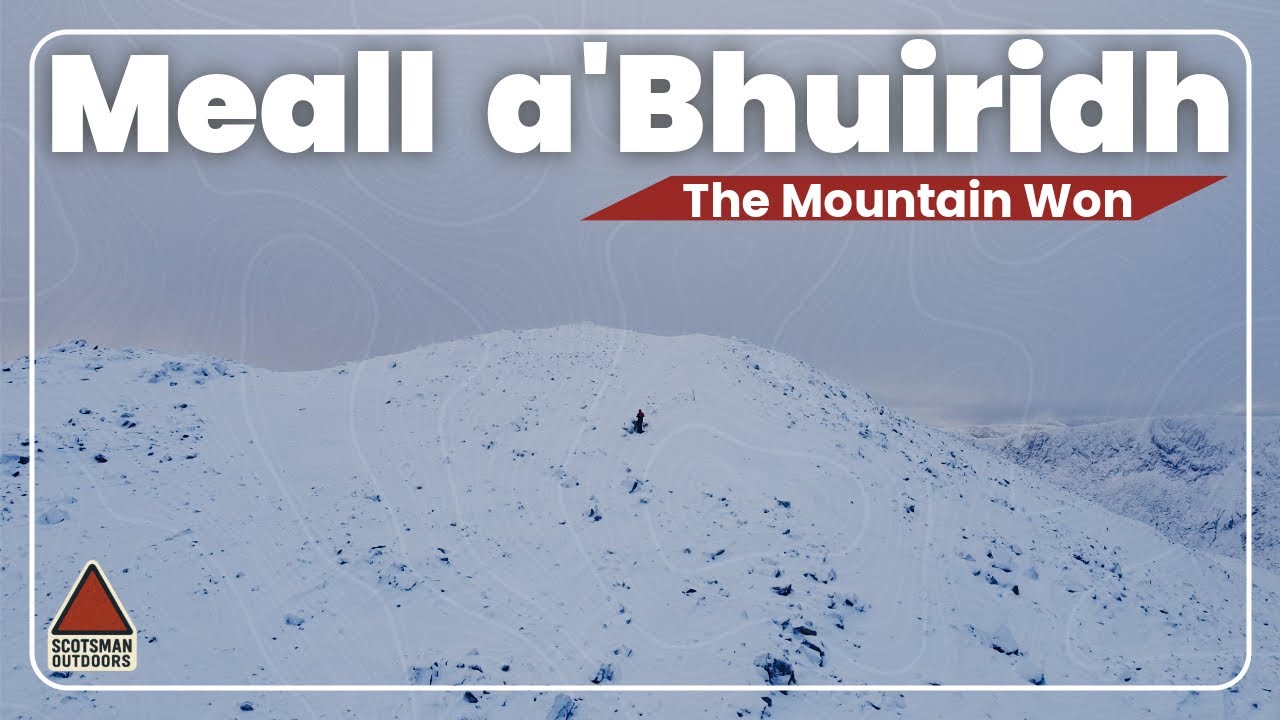 Beaten by Winter Mountain Weather | Meall a’Bhuiridh & Creise