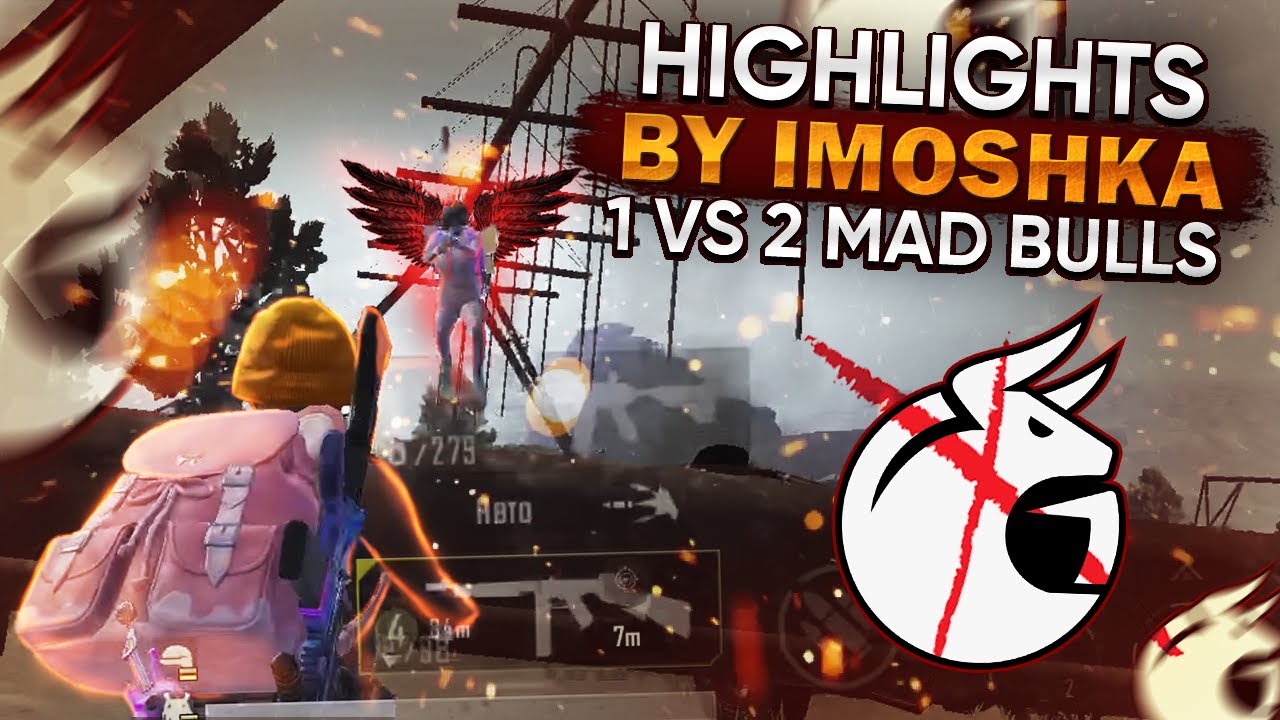 Heat waves💙 |1vs2 MAD BULLS | highlights by IMOSHKA |PUBGM🇰🇿🇰🇿🇰🇿
