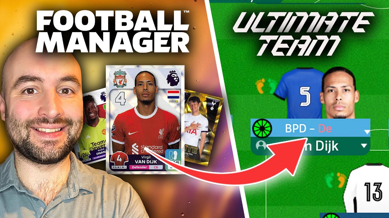 ULTIMATE TEAM in Football Manager (with Panini Stickers)