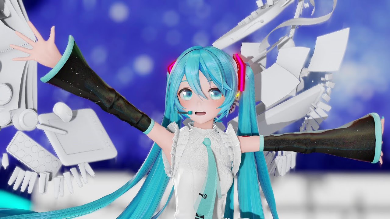 【MMD】Satisfaction【YYB Hatsune miku】4Ktest