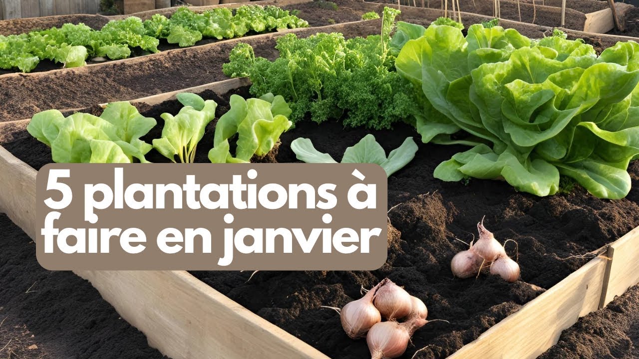 5 légumes à faire en janvier au potager