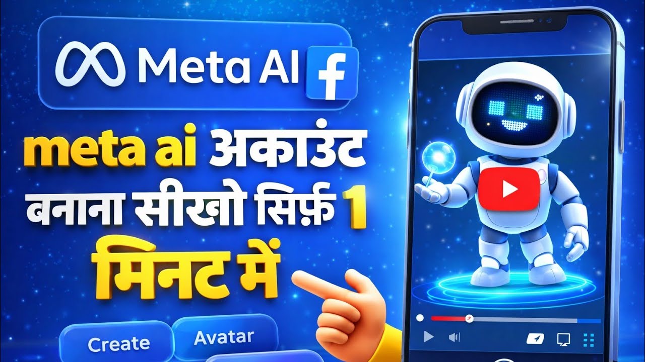 Meta AI अकाउंट कैसे बनाएं | सिर्फ 1 मिनट में Meta AI Setup करें (Facebook से) 2026