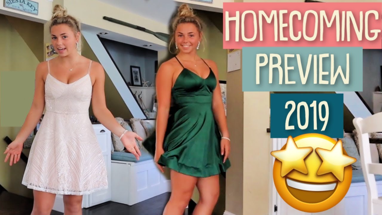 Katie's Homecoming Dresses Arrived! | Homecoming Preview 2019