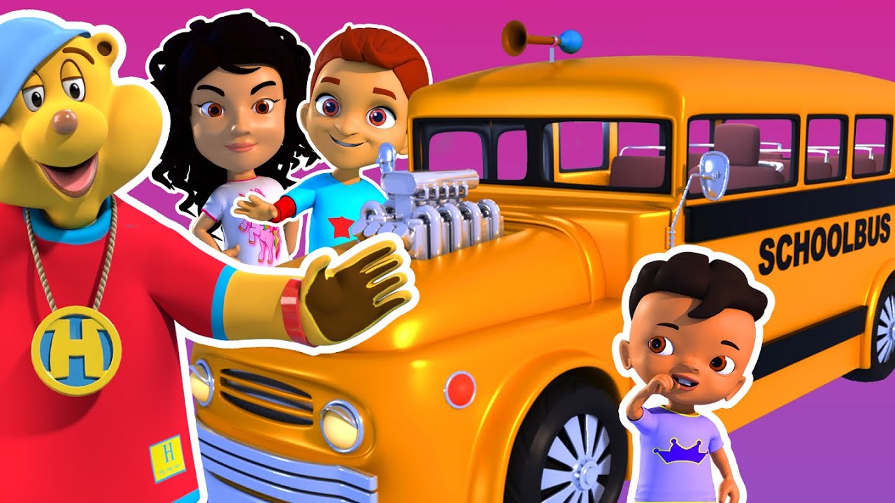 Wheels On The Bus | REMIX | Hip Hop Harry
