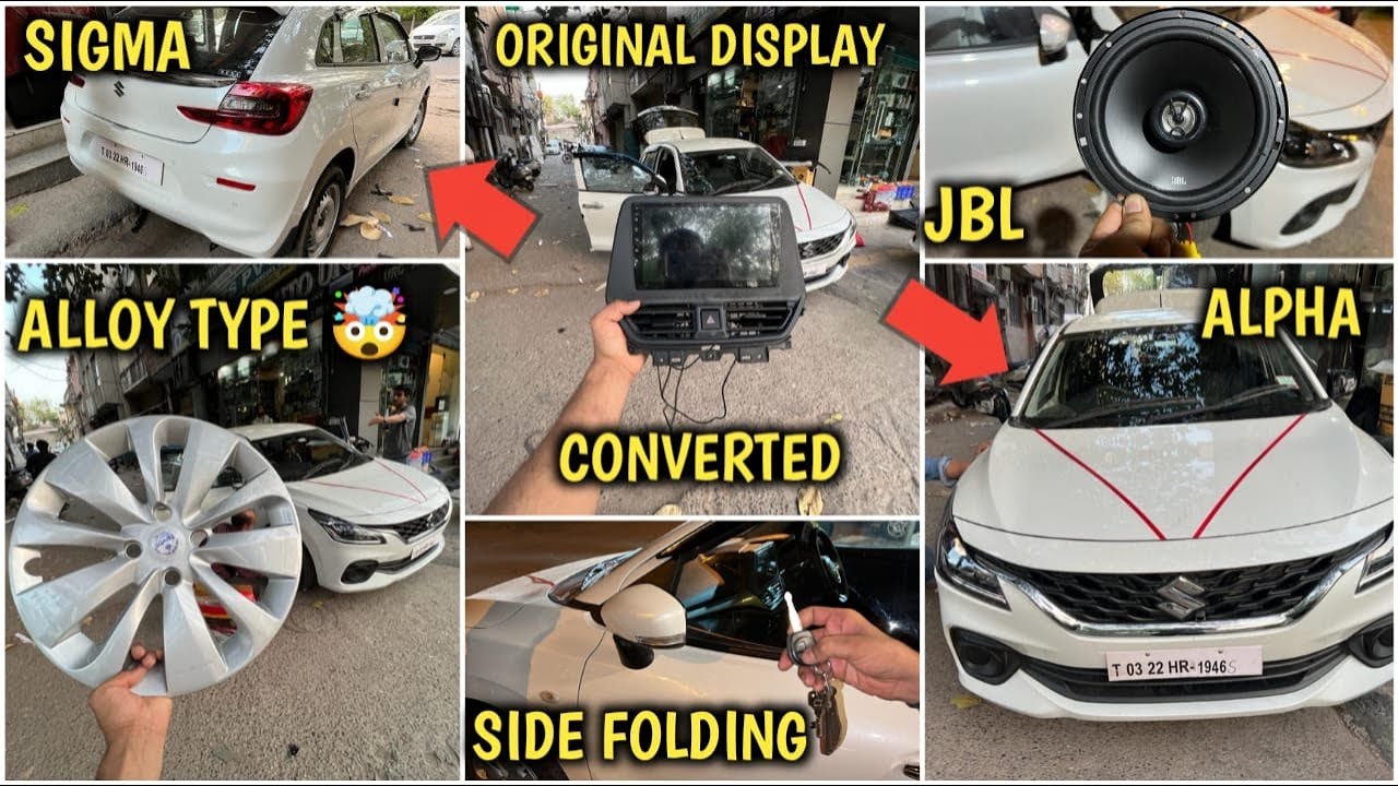 2022 BALENO SIGMA MODIFIED TO TOP🔥Baleno 2022 Modified 💥 Modified Baleno 2022💥NEW BALENO ACCESSORIES