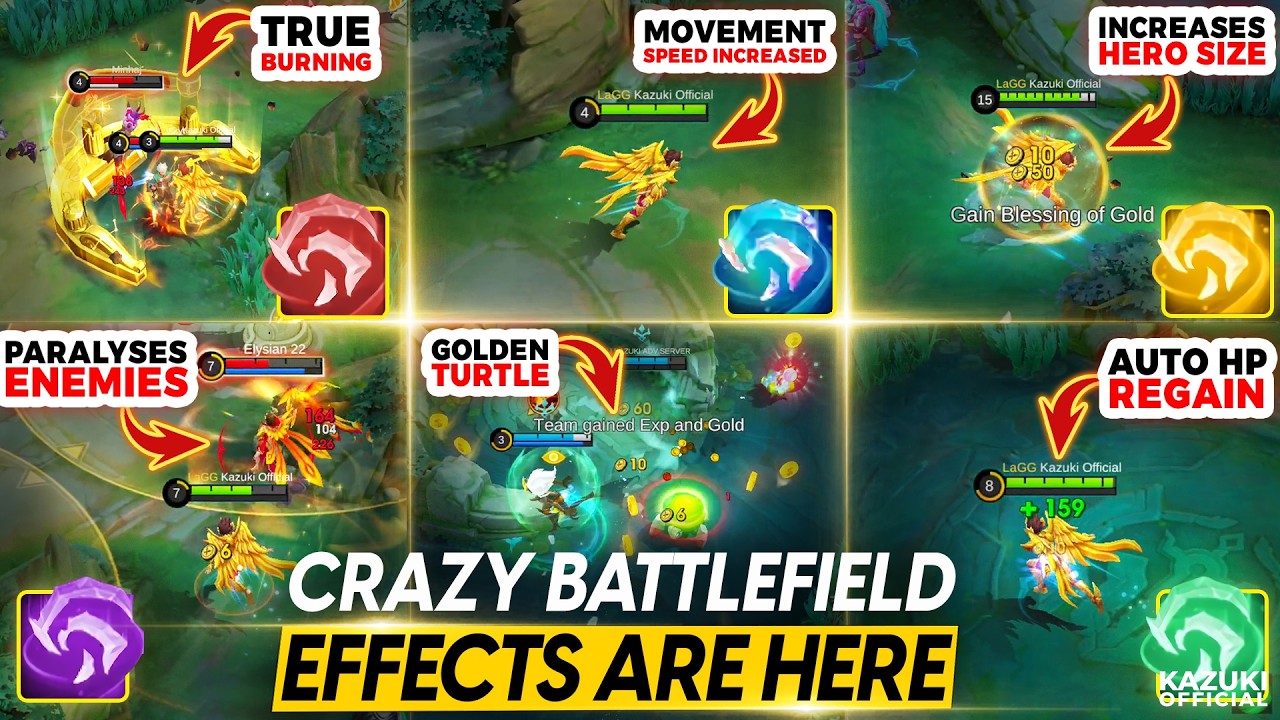 NEW OP Battlefield Effects Changed META Forever! Element Eye & Golden Turtle Explained