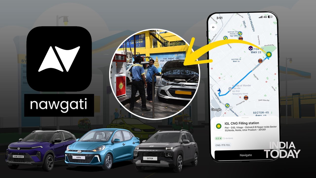 Nawgati App kaise Use Karein: Find CNG Pumps Nearby!