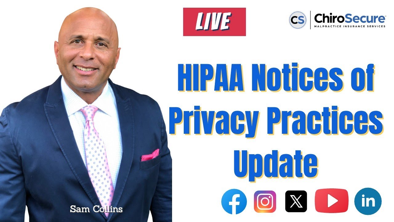 HIPAA Notices of Privacy Practices Update