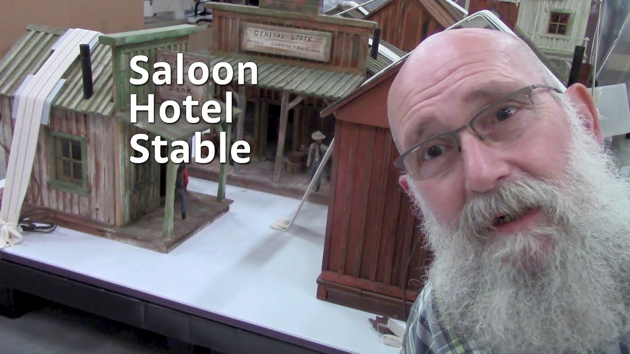 Tabletop Frontier: A Hand-Carved Model of a Mythic Old West Town