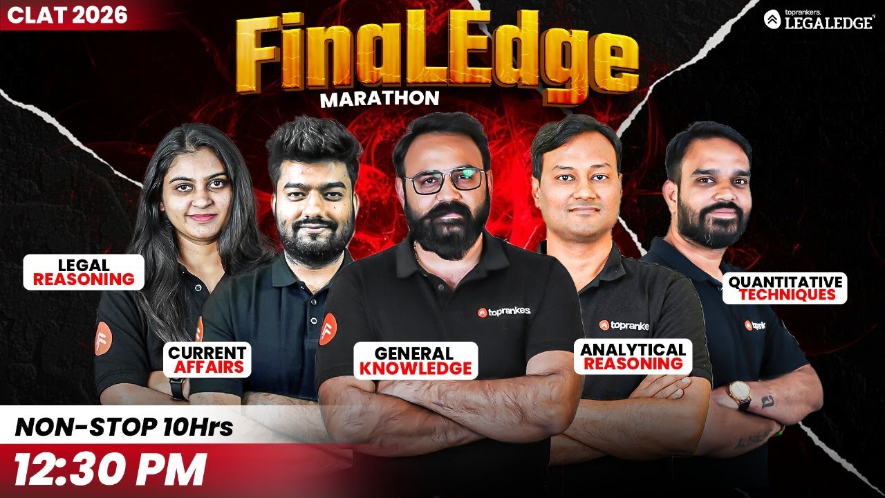 CLAT 2026 | FinaLEdge Marathon | Legal Edge