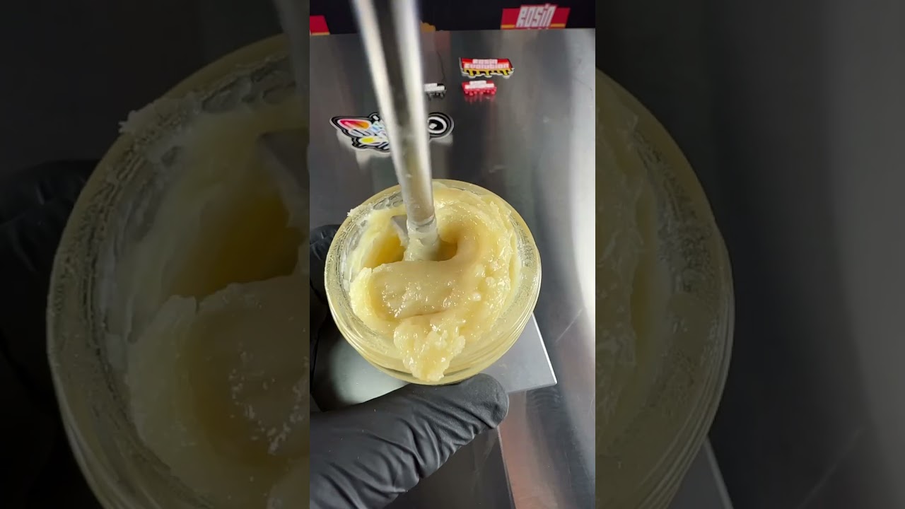 Whipping up this cold cure Black Ice processed using the @RosinEvolution equipment