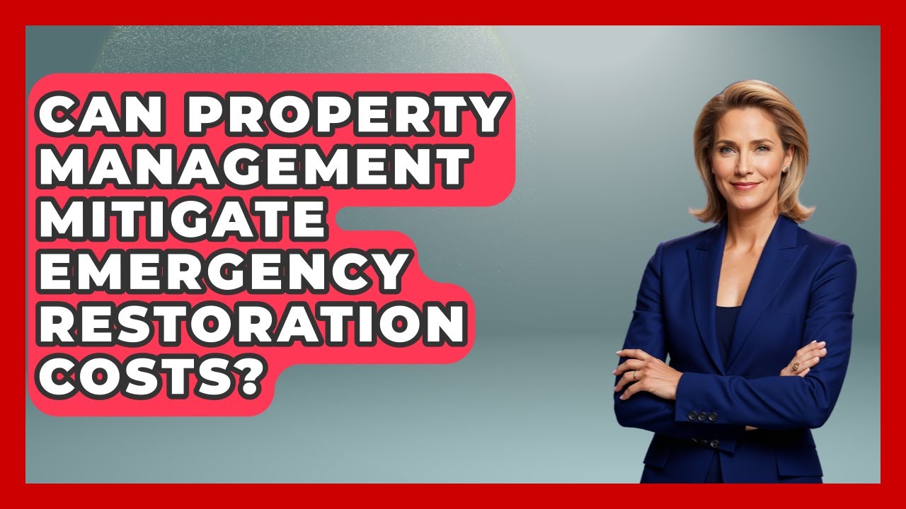 Can Property Management Mitigate Emergency Restoration Costs? - Mastering Property Management