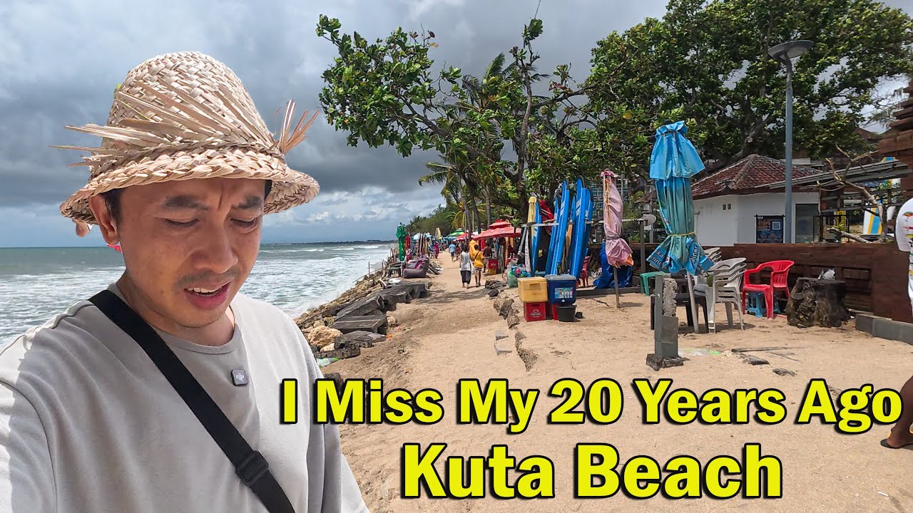Walking Along Kuta Beach Bali..!! How Is This Beach Now..???