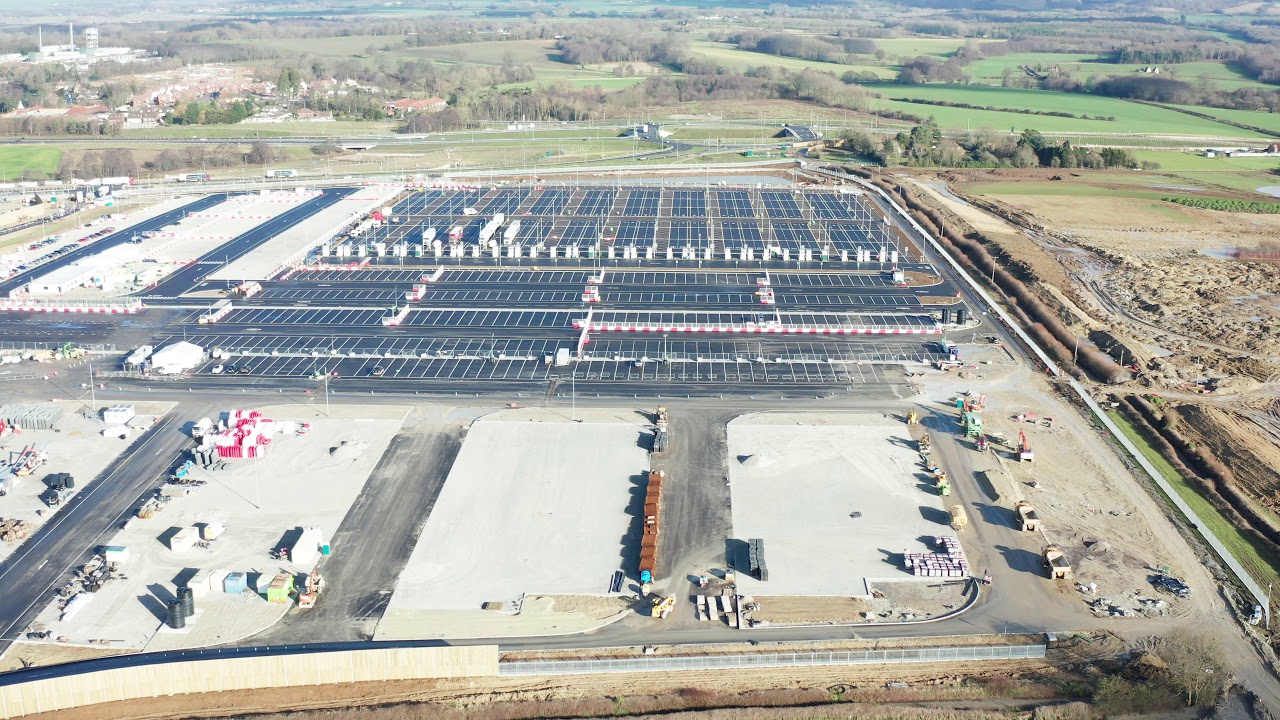 Brexit lorry park 17th January 2021
