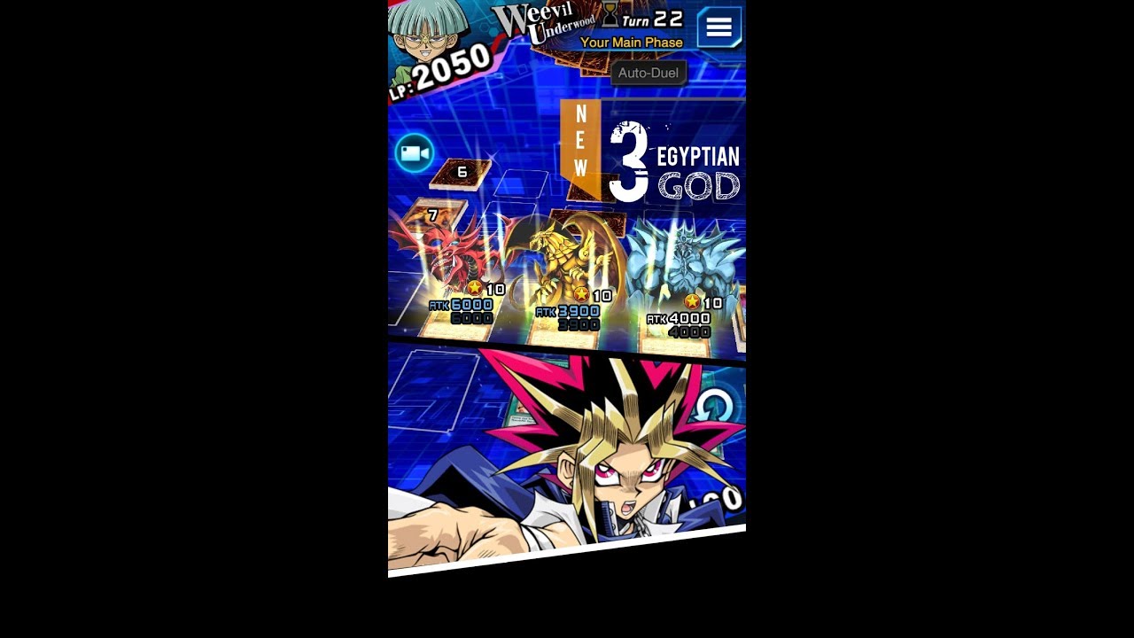 Yugioh Duel Links - Yami Yugi : I Summon 3 Egyptian God!