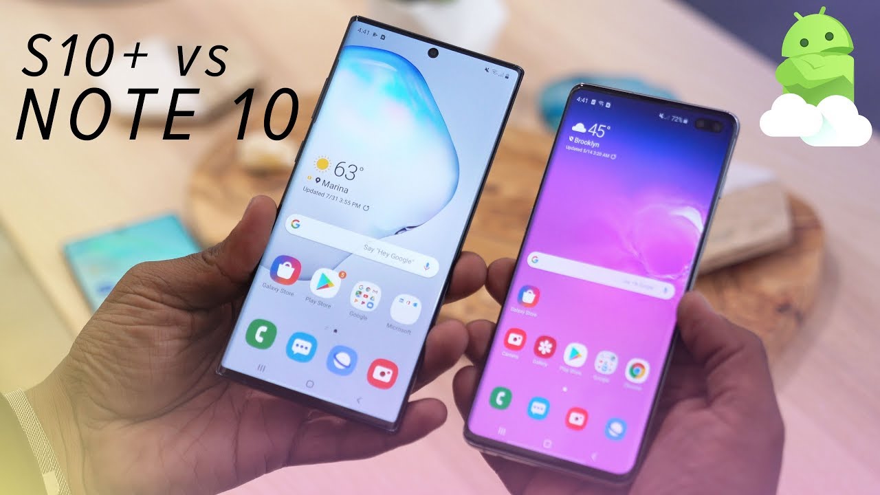 Galaxy Note 10 против Galaxy S10 Plus: битва флагманов Samsung!
