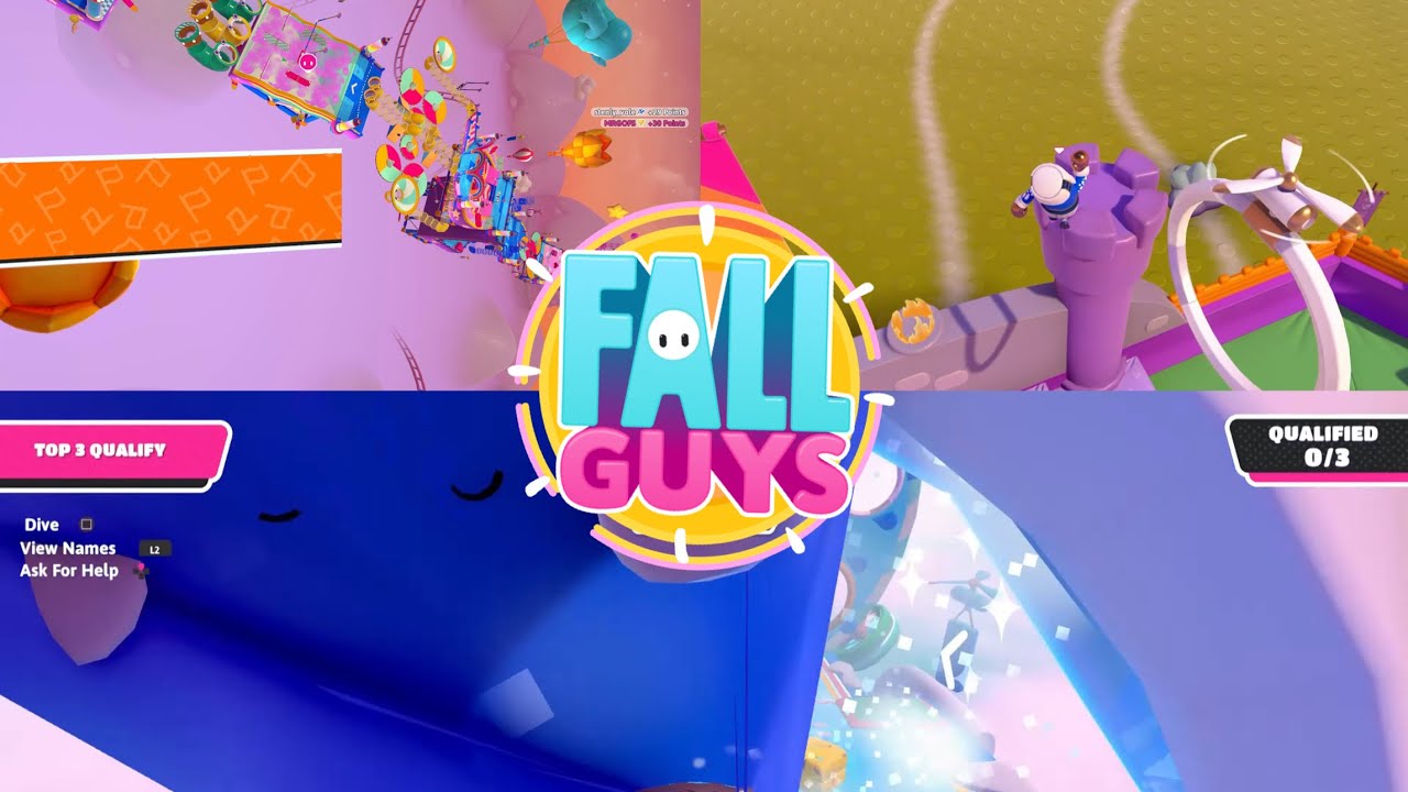 Fall Guys: Camera Move & Reach to Top & Long Guy Bug