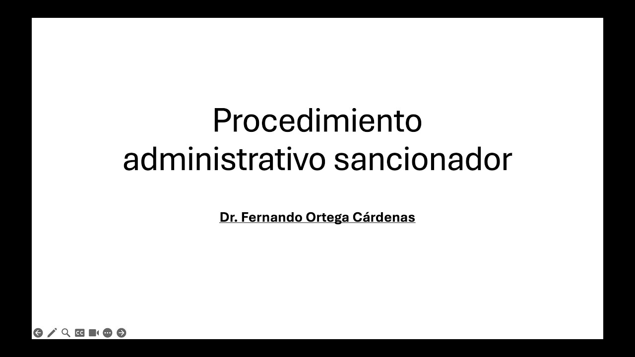 Derecho Administrativo sancionador