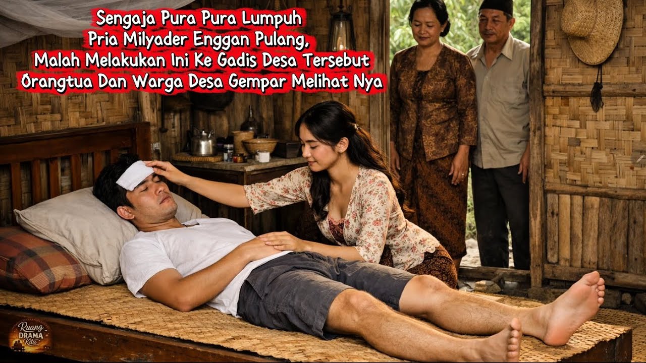 Sengaja Pura Pura Lumpuh Pria Milyader Ini Enggan Pulang Demi Gadis Ini, Warga Desa Gempar