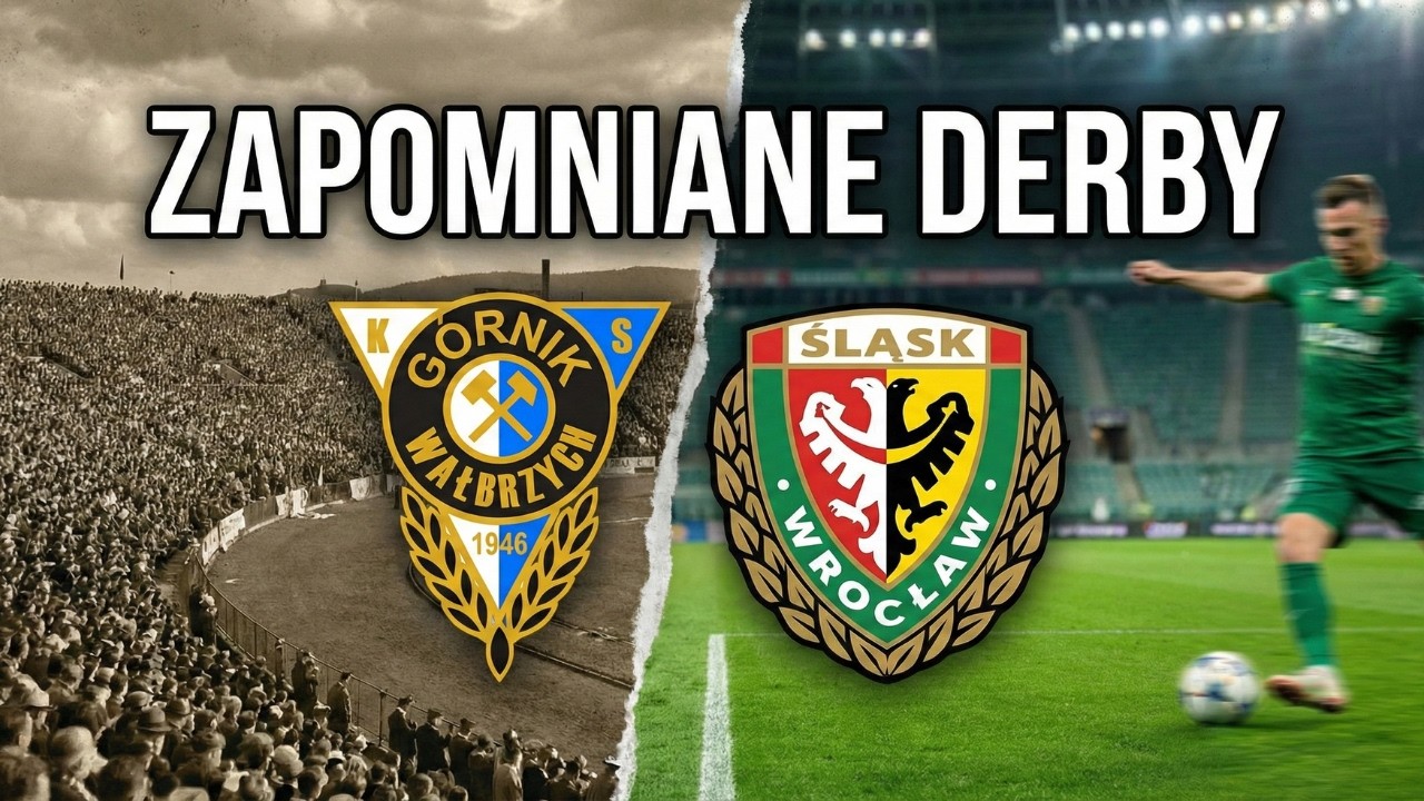 🟢Ludzie siedzieli na drzewach by zobaczyć jak Górnik Wałbrzych trząsł Ekstraklasą! Zapomniane derby!