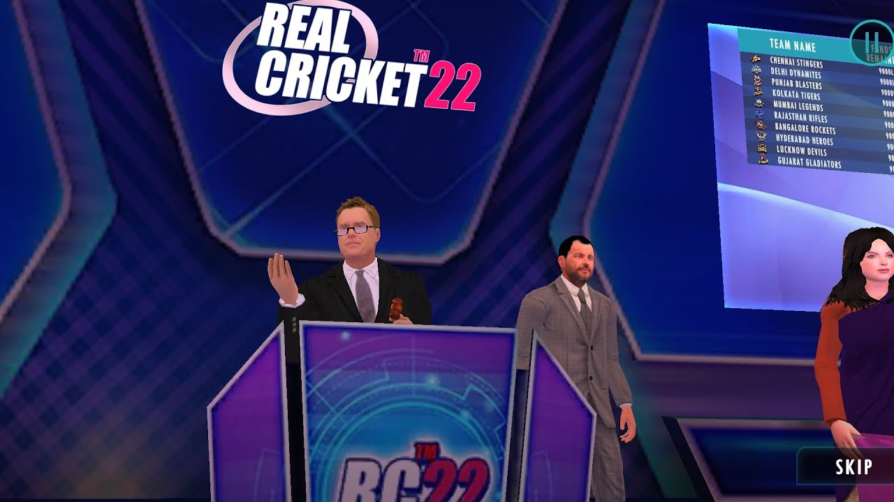 RCPL AUCTION 2023 [ NEW ] REAL CRICKET 22 || RC22 RCPL AUCTION || STORNGEST SQUAD ALL TIME || rc22