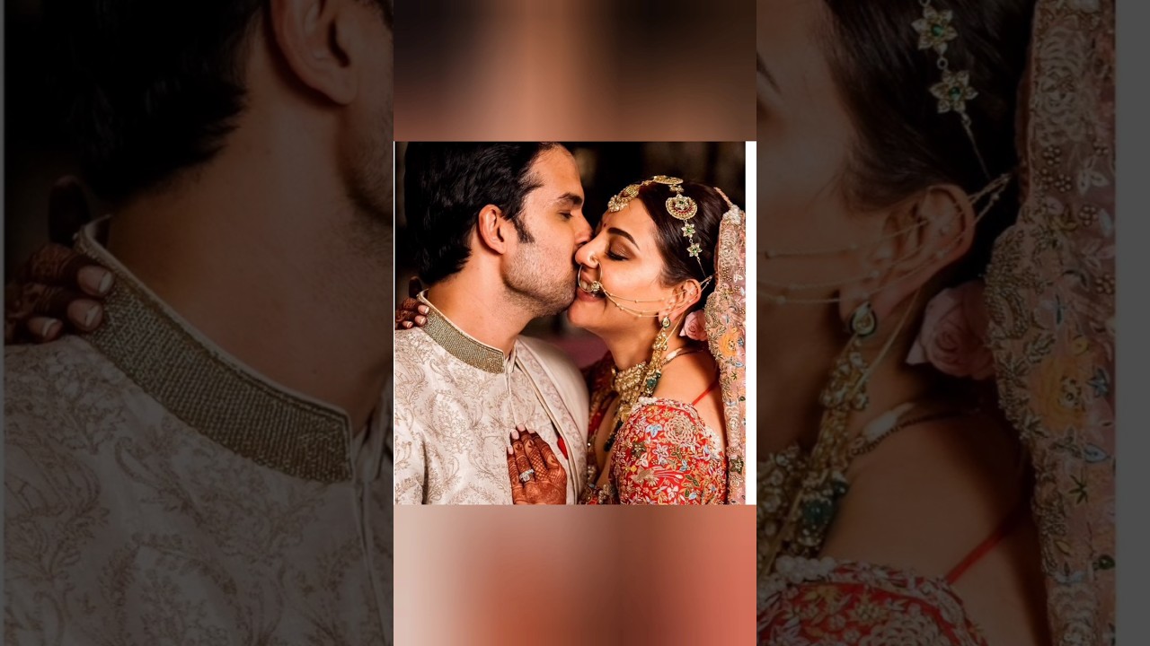 beautiful kajal agarwal best 💕 unseen marriage pic 💕💕🫶#viral #youtubeshorts #trending #shorts #yt