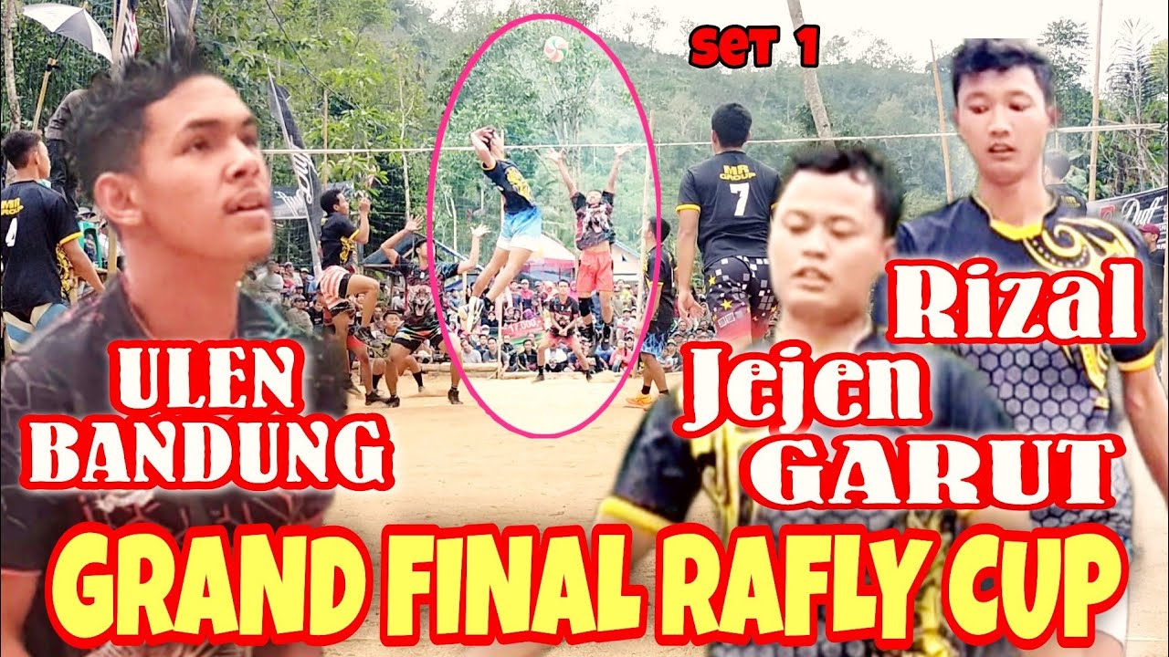ULEN PASUNDAN vs JEJEN,RIZAL GARUT ADU SPIKE DI GRAND FINAL RAPLY CUP set 1 || NEWSOUL VS MR GROUP