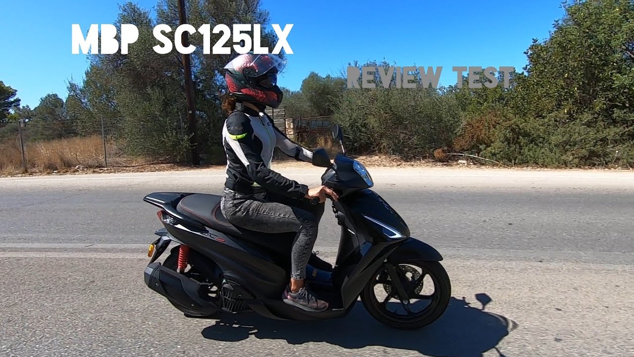 Morbidelli MBP SC 125 LX  test . Kokkina Fegaria