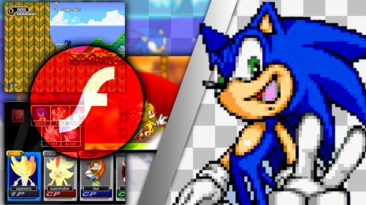 Nostalgic Sonic Flash Games