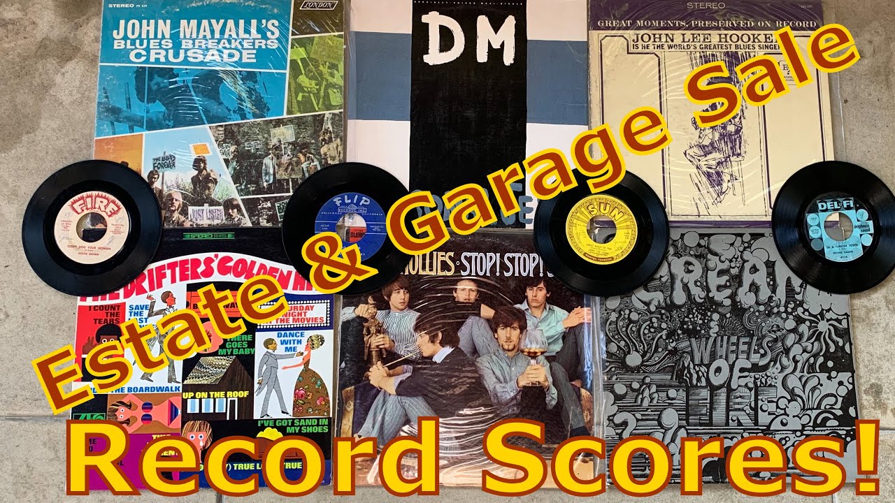 Records Scored From Local Estate & Garage Sales - 45 & LP
