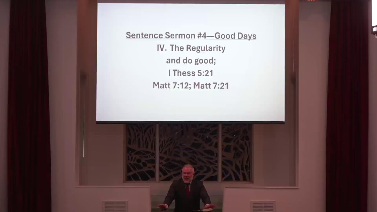 Good Days (1 Peter 3:10-11)