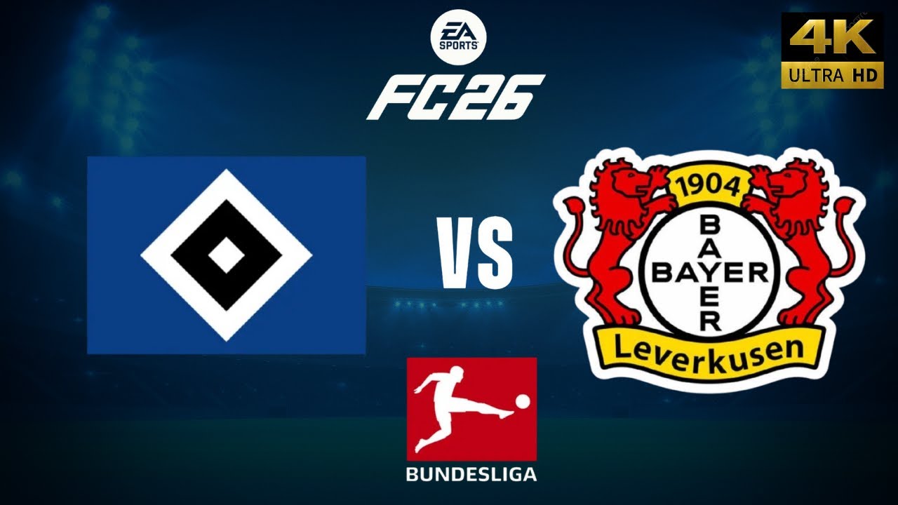 FC 26 - Hamburger vs Bayer Leverkusen - Bundesliga 25/26 Full Match - PC [4K60]
