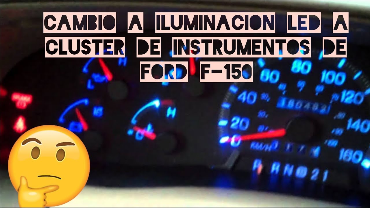 🚘 Cambio de ilumicion a LED  al tablero de Ford F-150 🚘